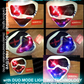 Cyborg Clown FX LED Mask HUBOPTIC® DJ mask Sound Reactive Light Up Mask ledmask25001