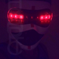 Cyborg Flasheyes Robot Mask HUBOPTIC® DJ mask Sound Reactive Light Up Mask ledmask17001