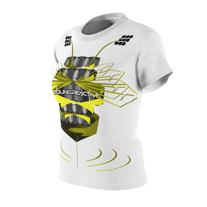 HUBOPTIC Sound Reactive Bee V23 Women's Cut & Sew Tee